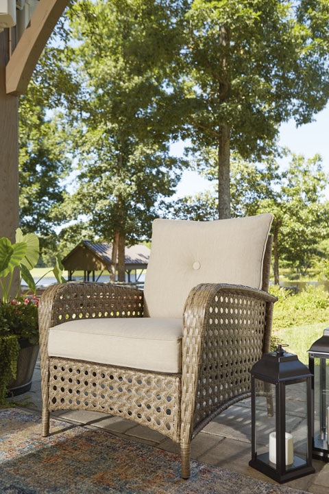 American Design Furniture by Monroe - Hampton Bay Outdoor Lounge Chair 2